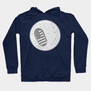 The First Footprint On The Moon Hoodie